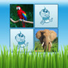 Zoo Memory Match - a Kids Matching Card Game Image