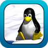 Tux Skiing 3D Image