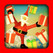 Santa is High Image