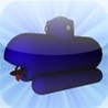 3D Blue Submarine Image