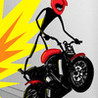 A Stickman Street Bike Motorcycle Highway Race Image