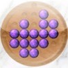 a Purple Classic Wood Solitaire - Peg ! Image