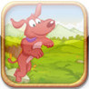 Cute Puppy Jump: Catch the PussyCat Image
