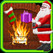 Santa Filling Christmas Stockings Image