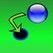 a ball is put in to a hole Image