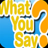 What You Say? Image