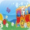 Fun Animal Train Slide Puzzle Image