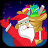 Flying Santa Claus - Saving Christmas tree gifts for children's and family Image