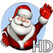 Santa Jump HD Image