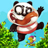 Cute Panda Jump Image