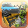A Monster Truck Road Warrior in Zombie City - 3D Image