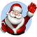 Santa Jumping Image