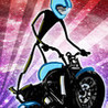 A Stickman Motorcycle Space Racing Game Image