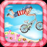 Peppermint Cotton Candy Land - Bike Race Game Image