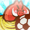 Four pigs soccer Image