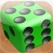 a 9 Green Dices Image