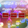 Hafiza Oyunu - Meyveler Image