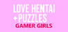 Love Hentai and Puzzles: Gamer Girls Image