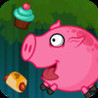 Piggy Jump Timberman Style - Hipster ham on the run Image