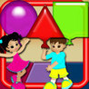 3D Shapes Catch - Geometric Balloons shapes Learning Game Image