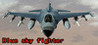 Blue sky fighter Image