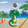 Dino Jump - Escape from the nutty coconut on a beach stroll fun game Image