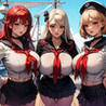Hentai Sexy Girls : Splashes and Water
