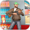 Robber Shooting Gun Escape Image
