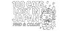 100 Cats Lost In Japan Find & Color