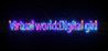 Virtual world-Digital girl