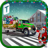 Santa Christmas Gift Delivery Image