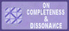 O.C.D. - On Completeness & Dissonance Image