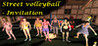 Street volleyball - Invitation Image
