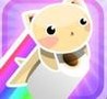 Rainbow Tissue Cat Image