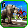 Angry Elephant Attack 3D Image