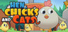 HEN, CHICKS AND CATS Image
