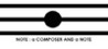 NOTE : a Composer and a Note Image