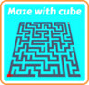 Maze with cube Image