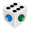 Colours & Numbers Dice Image