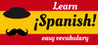 Learn Spanish! Easy Vocabulary Image