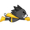 Fly Yellow Cat Image
