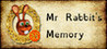 Mr Rabbit's Memory Game Image