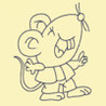 Catch the mouse--Don't step the white tile Image