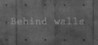 Behind Walls