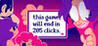 this game will end in 205 clicks. Image