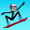 Stickman Snowboarder Image