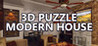 3D PUZZLE - Modern House Image