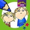 Charlie and Lola Colouring Image