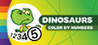 Color by Numbers - Dinosaurs Image