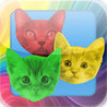Cat Swap! Cats and Kittens Gem Puzzle Image